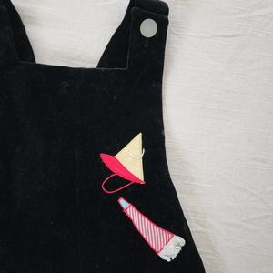 Vintage Party Applique Romper 3t